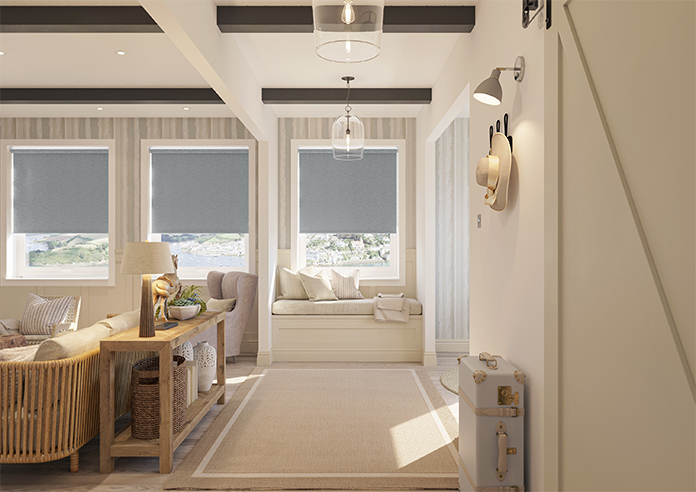 Jasmine (Blackout), Silver - Twist&Fit Roller Blind - Image 8